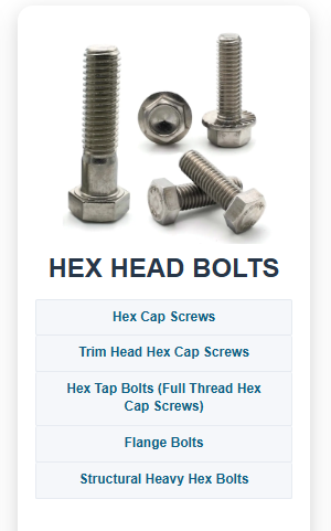 HEX HEAD BOLTS